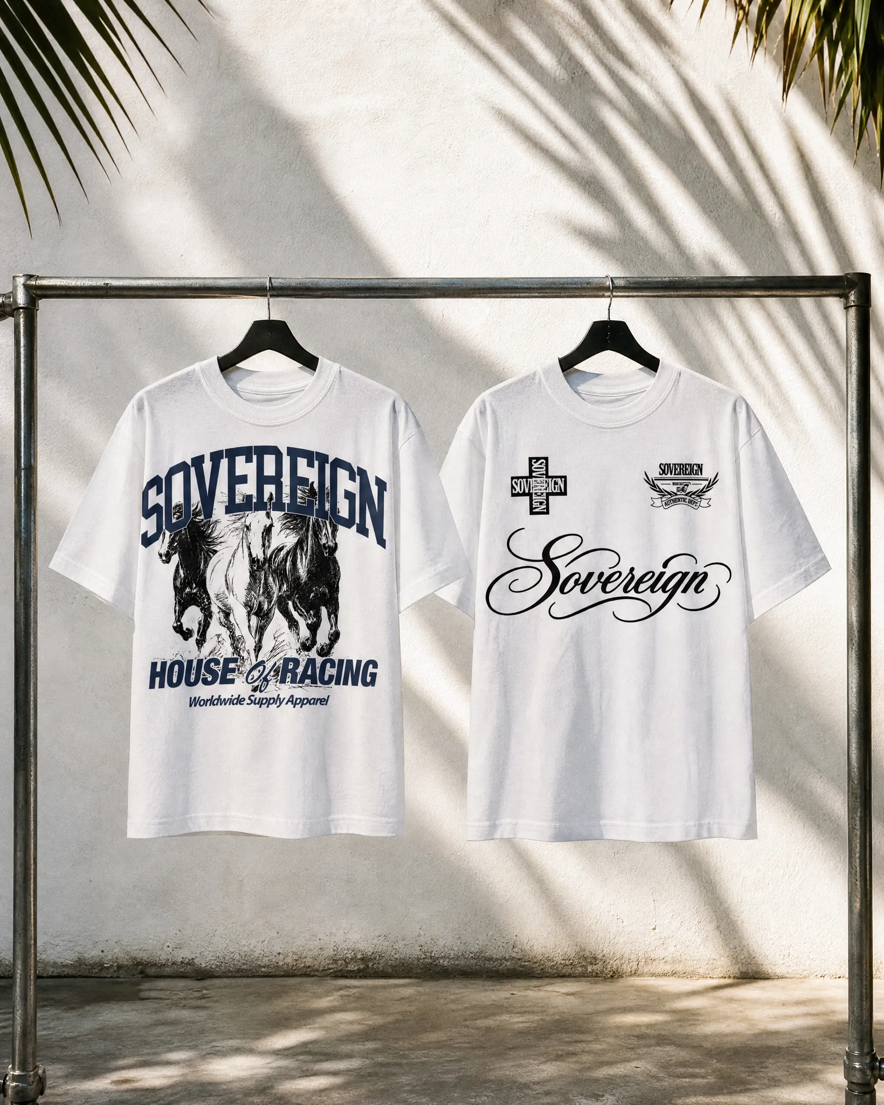 Camisetas en rack